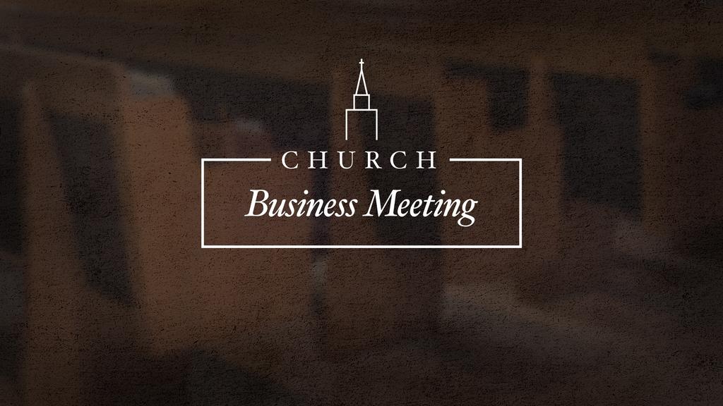 church business meeting